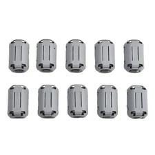 Ferrite Ring Noise Suppressor Clips 10 Pack for Enhanced Cable Performance
