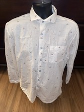 Johnnie-O Long Sleeve Top Shelf Button Up Pocket Shirt Sailboats Men  s Sz Large