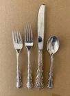 International Angelique Pattern Sterling Silver Four Piece Place Setting