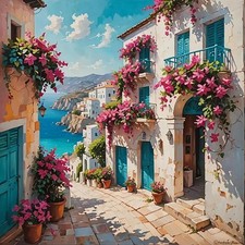 Diamond Art Kits for Adults Beginner, Seaside Scenery DIY Modern DP02289