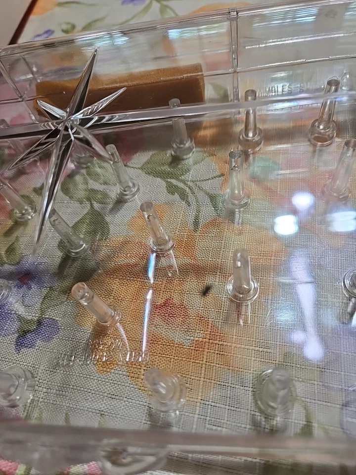 CAJA DE HILO ACRÍLICO VINTAGE NOS DRITZ SCOVILL Vue-Thru Nº 786-hecha en ee. uu., Ver Foto Foto 4 de 4