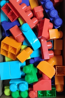 MEGA BLOKS von Mega Brands Inc. Canada, 60-teiliges Bauklotzspiel f. Kinder NEU