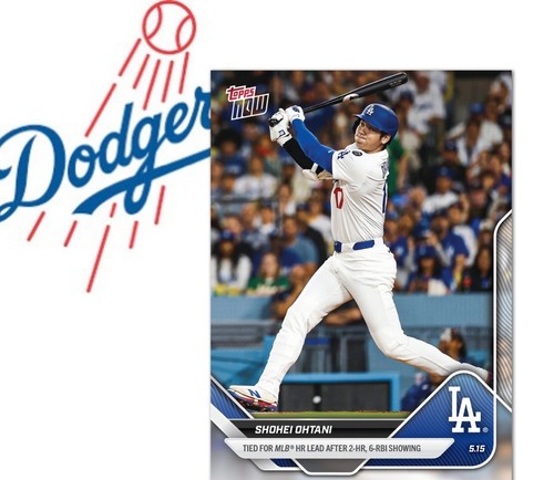 Shohei Ohtani 2025 MLB Topps NOW 184 Tied For MLB HR Lead Preorder