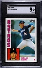 1984 Topps #470 Nolan Ryan Graded Card SGC 9 MINT