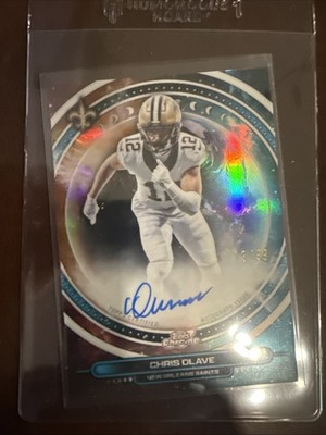 CHRIS OLAVE 2025 TOPPS COSMIC CHROME EQUINOX AUTO /99 #EQA-CO SAINTS