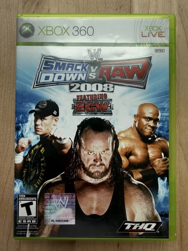 WWE Smackdown Vs. Raw 2008 - Microsoft Xbox 360 Video Game