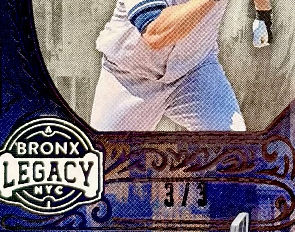 Jason Giambi Auto Patch 3/3 2025 Bronx Legacy Yankees Game Used Relic view 3