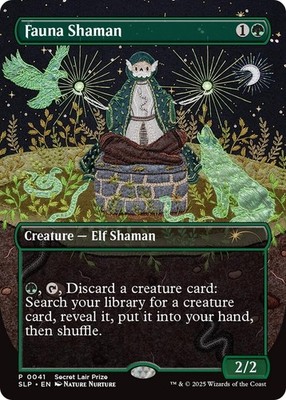 Magic MTG Fauna Shaman NM Secret Lair Showdown