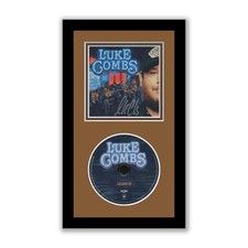 Luke Combs Autographed Signed Framed CD Growin' Up ACOA