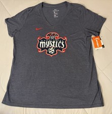 Washington Mystics WNBA Nike Woman’s V Neck T Shirt Sz XL W21592 New With Tags