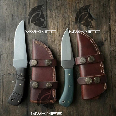 Lot of 2 Handmade Compatible With Winkler Knives Tomahawk Axe Knife Carbon Steel