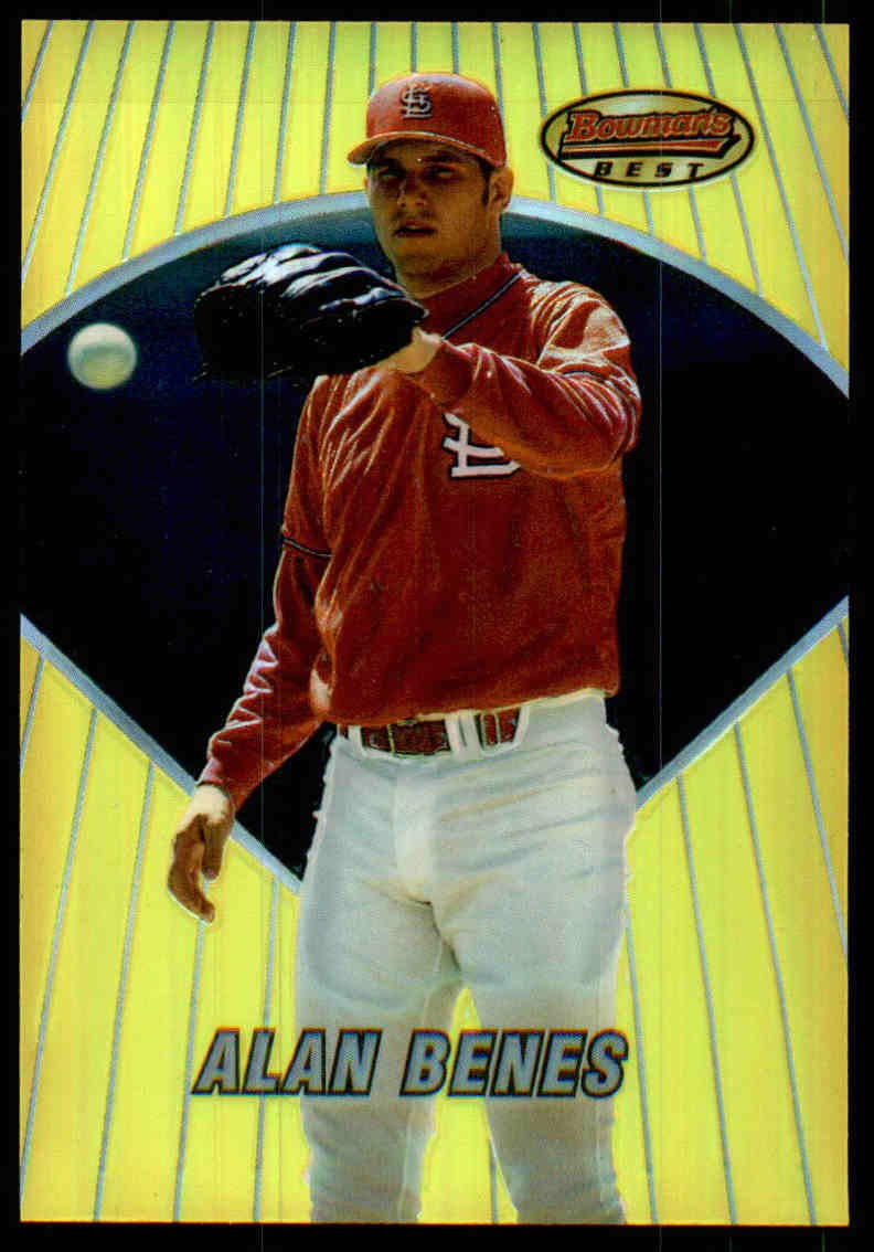 1996 Bowman #BBP 2 Alan Benes Bowman's Best Previews Refractors