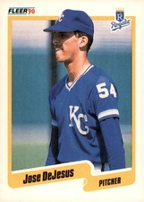 1990 Fleer #104b Jose DeJesus