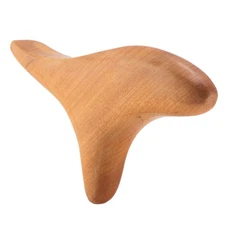 Wooden Body Foot Neck Relax Blood Circulation Massager triangular Spa2671