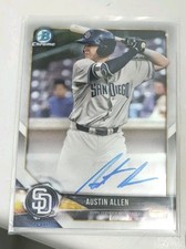 2018 Bowman Chrome Austin Allen Auto #BCPA-AAL