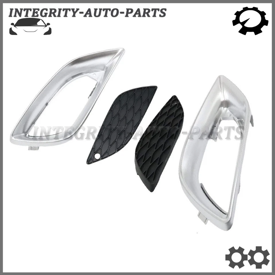 4Pcs Fog Light Trim&grill driver LH&RH Side For Mercedes-Benz R350 2006-2012 Foto 3 de 4