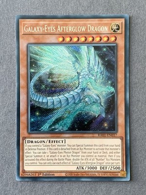 Yu-Gi-Oh! - Galaxy-Eyes Afterglow Dragon - RA01 - Secret Rare - NM
