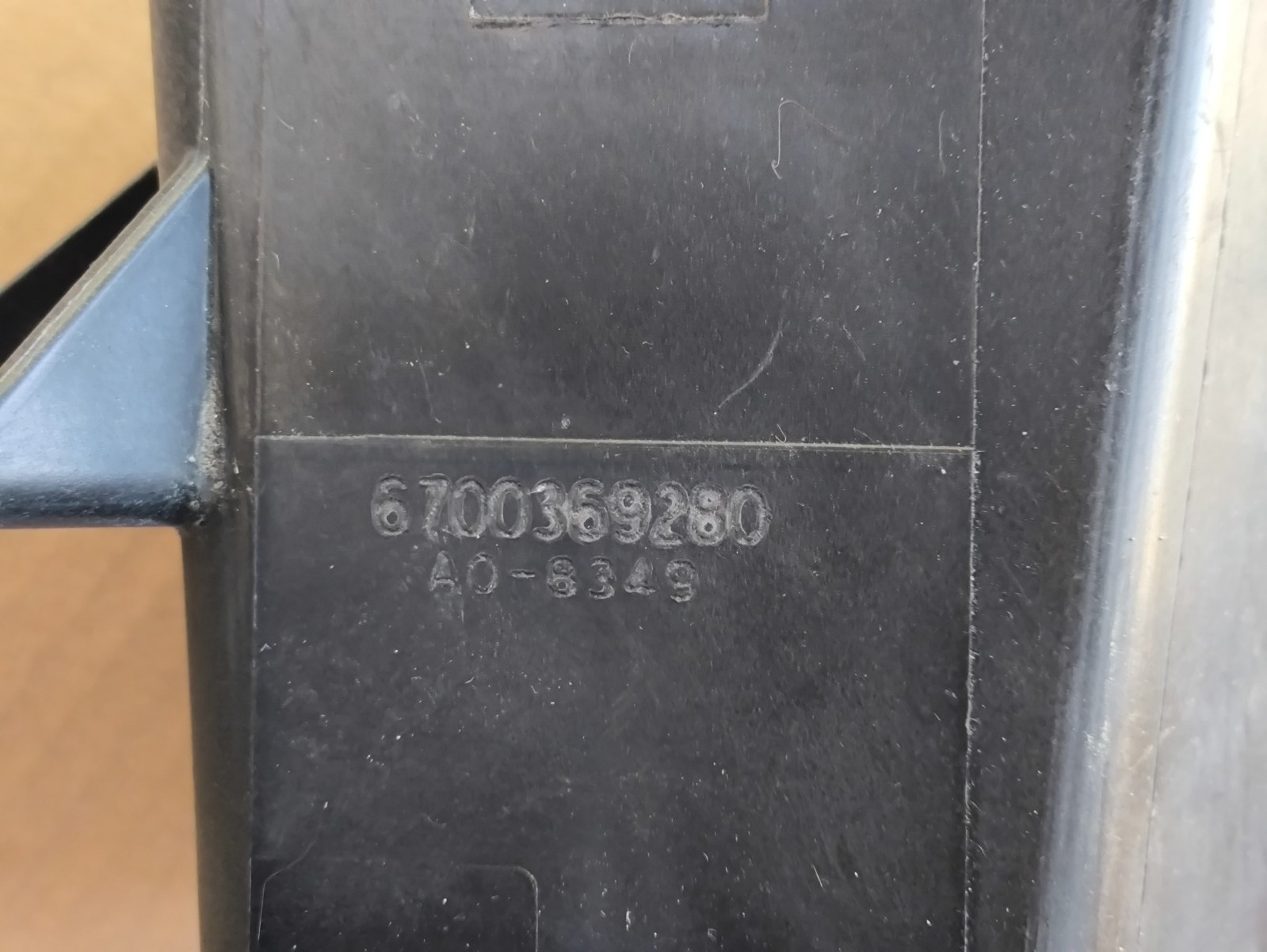 14-17 MASERATI GHIBLI FUEL EVAP VAPOR CANISTER 6700369280 OEM