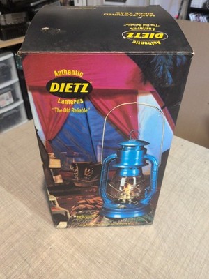 BRAND NEW! Dietz No 8 Air Pilot Clear Globe Blue Brass Old Reliable Lantern 