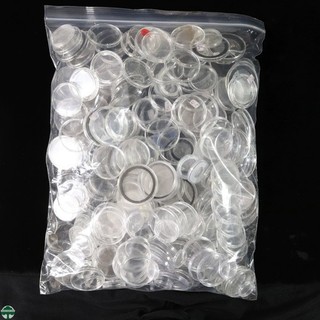 Lot of More than 250 Coin Capsules Large Bag of Coin Supplies USED