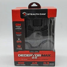 New Stealth Cam Deceptor Max 2.0 Cellular Trail Camera STC-DCPTRX2