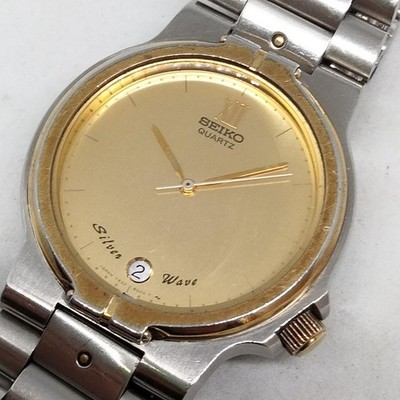 Seiko SilverWave 7432-6010 Men's Vintage Watch 1982 Used SV520