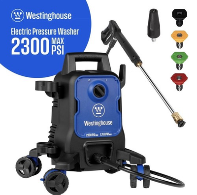#ad Westinghouse 2300 PSI 1.76 GPM Electric Pressure Washer w Anti Tipping Tech $125.00