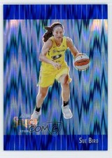 2025 Panini Select WNBA Score Throwback Blue Flash Prizm 4/99 Sue Bird #4 1u5p