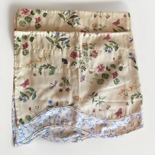 Waverly Williamsburg 2 VTG Fairfield Valances Yellow Floral Blair Gardens 74x16