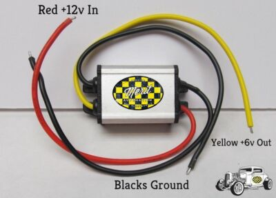 #ad Gauge Voltage Reducer 12 volts to 6 volts Oil Gas Temp Gauges 1 UNIT RUNS ALL 3A $30.50