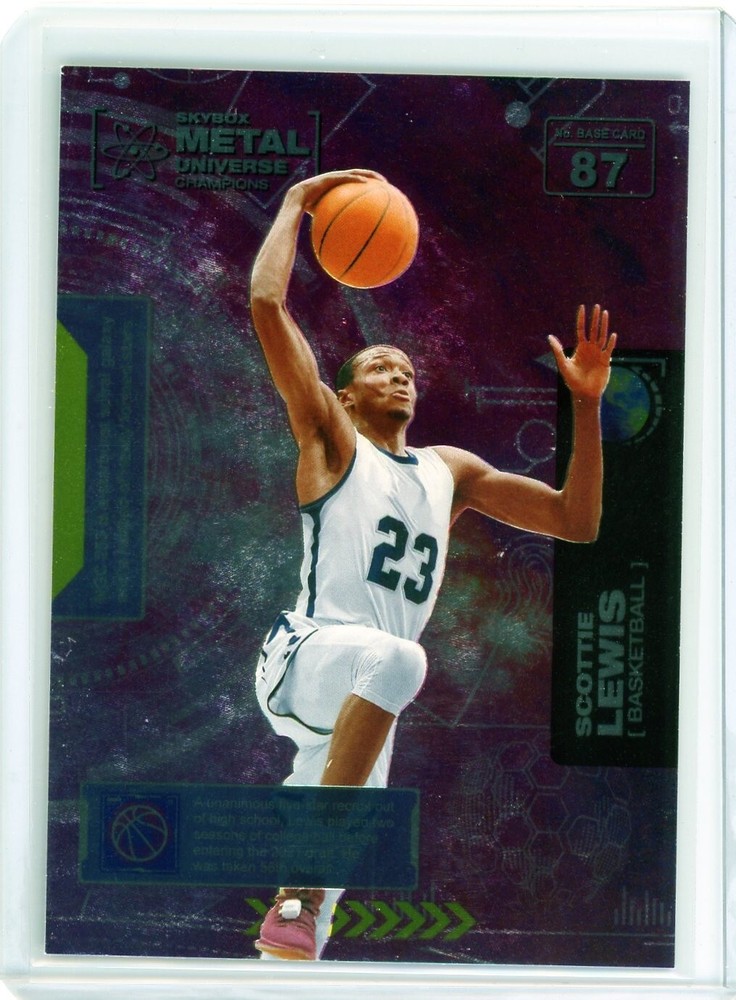 2021 SkyBox Metal Universe Champions Scottie Lewis RC #87 Hornets