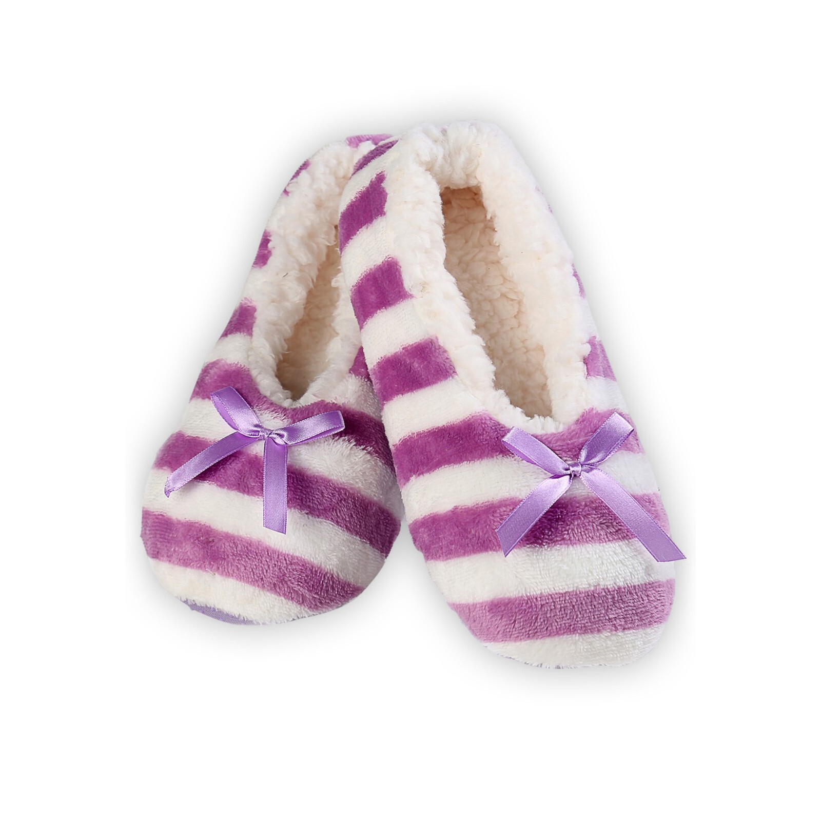 Women's Fuzzy Winter Slippers Ballerina Non-Slip Warm Fleece Indoor