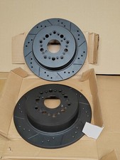 REAR BRAKE DISC ROTORS FOR LEXUS GS300 LS400 SC300 SC400 TOYOTA SUPRA - GROOVED