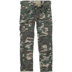 slim fit woodland camo pants