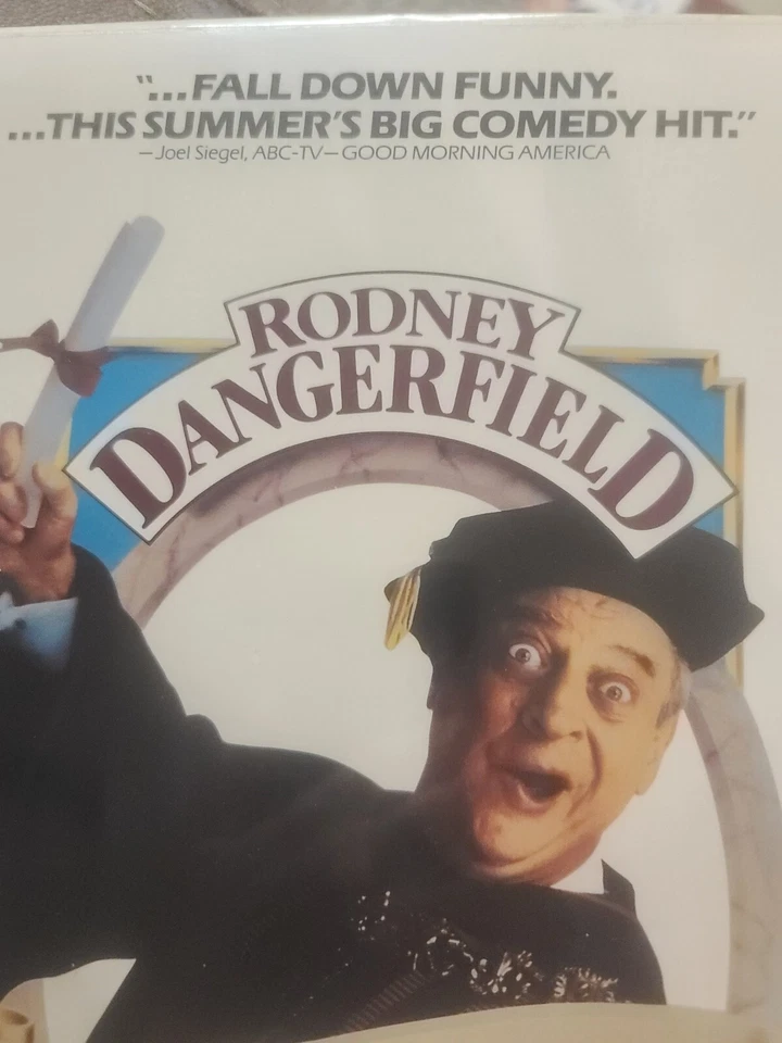 Back To School Laserdisc Rodney Dangerfield 1986 NEW SEALED MINT. Foto 3 de 4