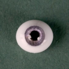 Dollmore OOAK 6mm oval glass eyes 6mm Classic Flat Back Oval Glass Eyes CC07