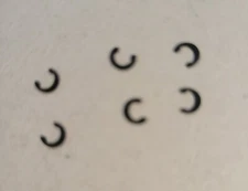 Fits Browning Buckmark-6 Recoil Spring Guide Retaining C-Clips- FREE SHIPPING!