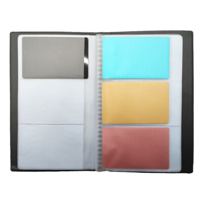 120 Card Business Name ID Credit Holder Book Case Keeper Organizer Office Supply