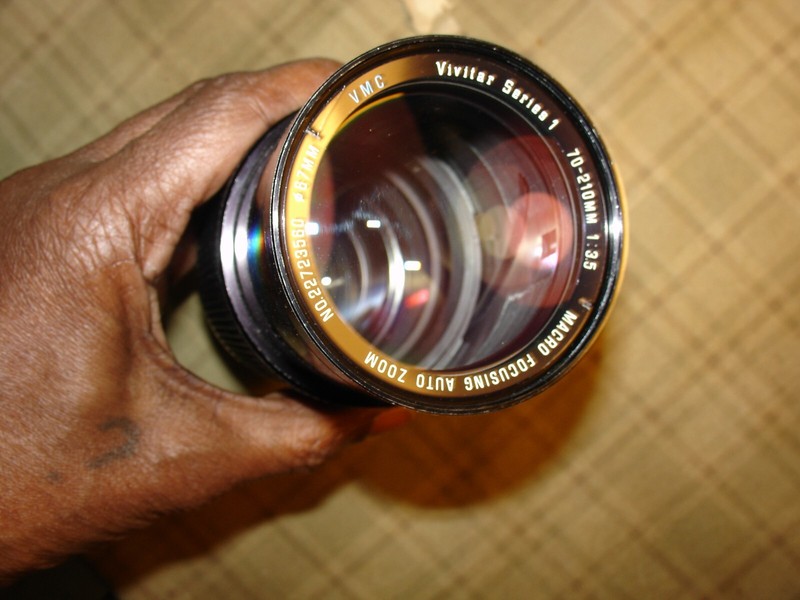 Vivitar Series 1 70-210mm f/3.5 VMC MACRO Zoom SLR Lens. CANON FD. F1 A-1 AE-1