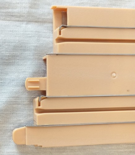 Micro Scalextric Track Short 15cm x3 Straight Beige 1:64 Scale L7551 Used Gift - Picture 12 of 16