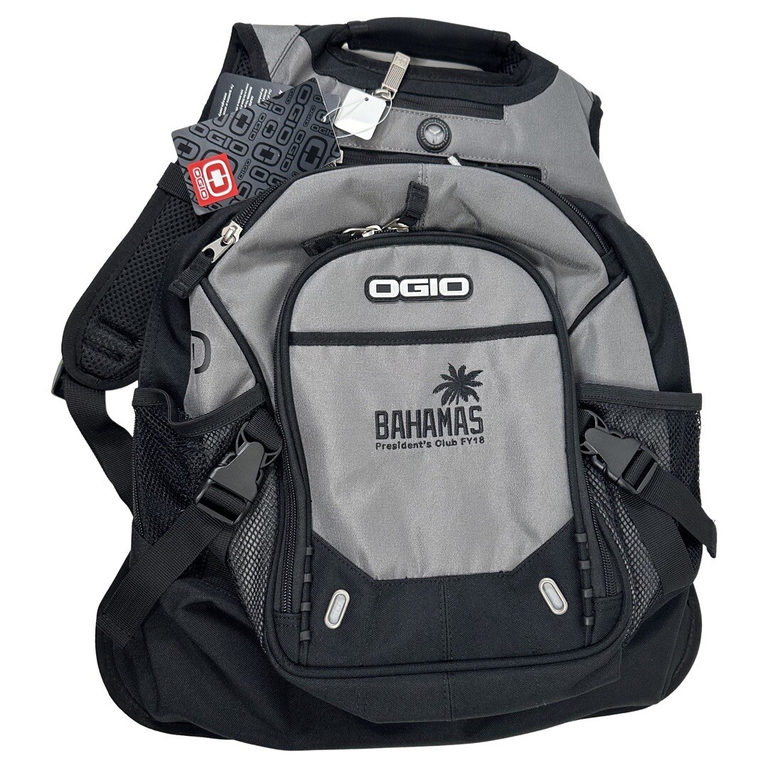 OGIO Backpack Laptop Fugitive Travel Bag Embroidered BAHAMAS PRESIDENT