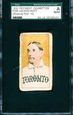 1910 T206 Jim McGinley Scrap *No Name* SGC A