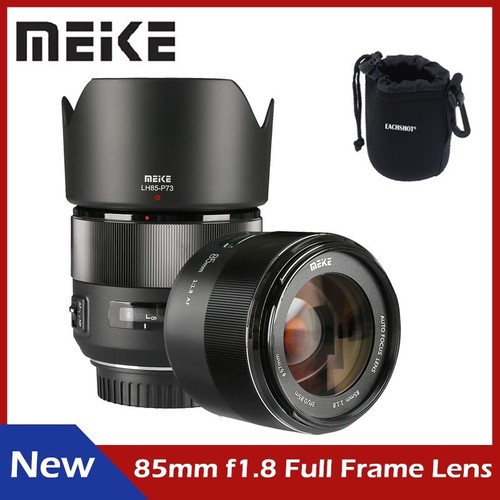 Meike 85mm F1.8 FF STM Full Frame Auto Focus Lens for Canon Nikon Sony Fujifilm - Picture 1 of 8