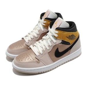 Nike Wmns Air Jordan 1 Mid SE I AJ1 Particle Beige Black White Women  DD2224-200 | eBay