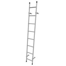 Vantech Rear Access Ladder - Straight 96" Box Truck / Trailers Silver