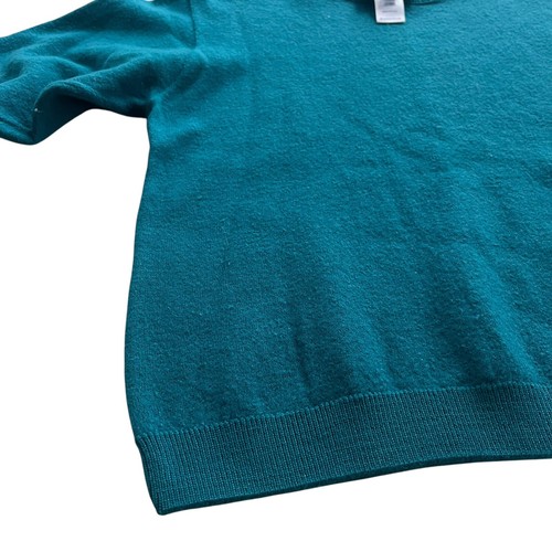 Pendleton Kid’s Med Teal Classic 100% Virgin Wool Vintage Crewneck Sweater 33988 - Picture 8 of 17