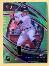 2020 Panini Select Premier Neon Green Prizm /99 Mauricio Dubon #187 Rookie RC