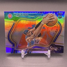 Silver Prizm Holo! 🚨2022-23 Select Courtside Jalen Duren RC Pistons Rookie 286