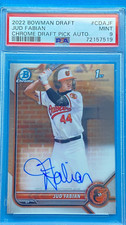 JUD FABIAN 2022 1st Bowman Draft Chrome Auto PSA 9 MINT ORIOLES CDA-JF (B)
