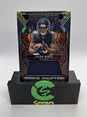 2023 Panini Obsidian Tyler Scott Rookie Eruption Patch /199 #REM-TSC Bears